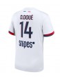 Billige Paris Saint-Germain Desire Doue #14 Bortedrakt 2025-26 Kortermet